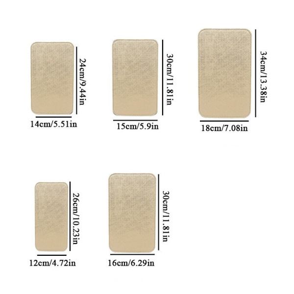 Handväska Basformare Bottenplatta Pad APRIKOS 26X12CM apricot 26x12cm