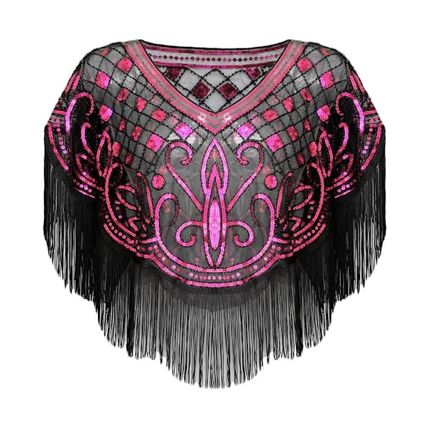 Flapper-huivi Paljettihuivi COLOR 8 COLOR 8 Color 8