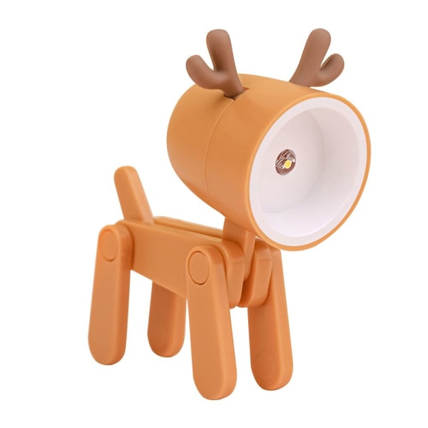 LED Nattlys tegneserie skrivebordslampe APPELSIN HJYRT orange deer-deer
