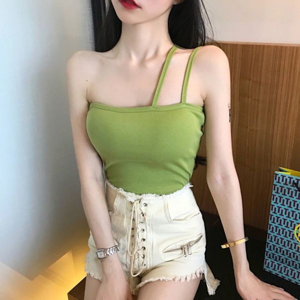 Tank Top T-skjorter GRØNN UNIFORM STØRRELSE Green Uniform size