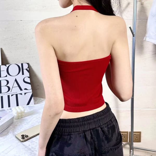 Riippukaulatoppi Camisole MUSTA Black
