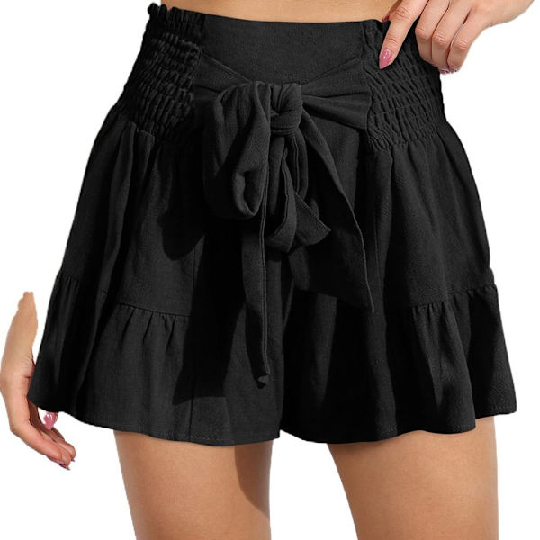 Højtaljede nederdele Mininederdele SORT XL Black XL