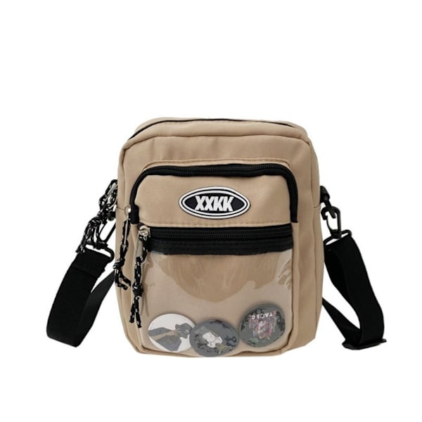 Kangas Olkalaukku Crossbody Laukku KHAKI Khaki