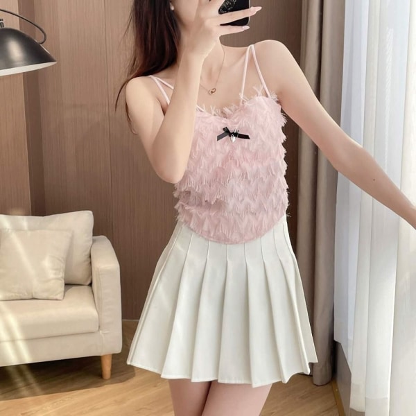 Bow Camisole Vest Tupsut Liivi COLOR 1 COLOR 1 Color 1