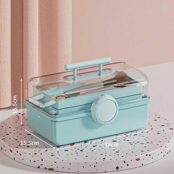 Kosmetisk opbevaringsboks Beauty Makeup Organizer PINK pink