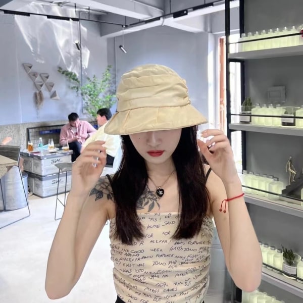 Fisherman Caps Bucket Hats SORT Black