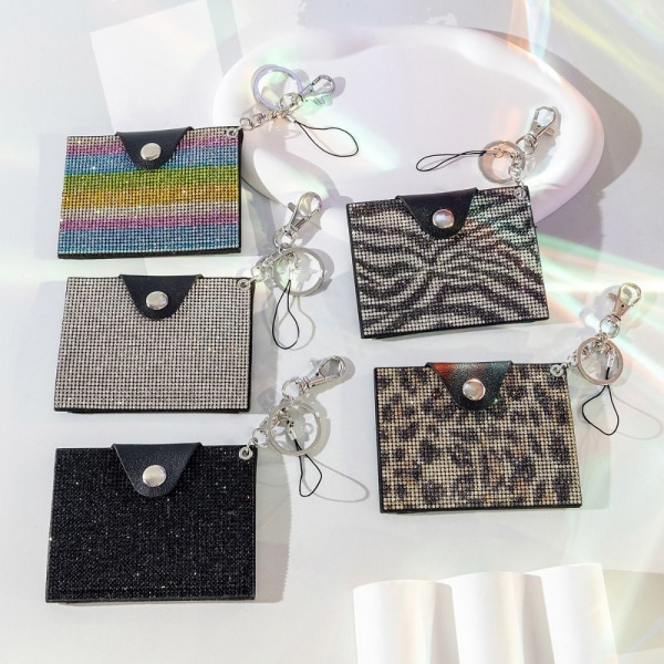 Rhinestone Wallet Short Wallet C C C