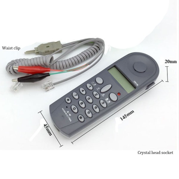 Nettverkskabel Tester Telefon Telefon Butt Test Tester Kabelsett