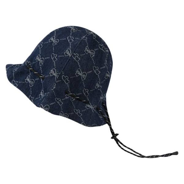 Kiristysnyöri Bucket Hat Japanilainen aurinkohattu TUMMAN SININEN dark blue