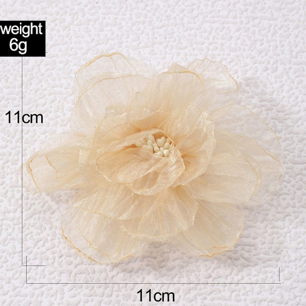 Stor blomma brosch modesmycken kavajnålar