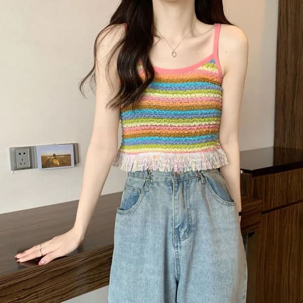 Crop-topit Bikinitopit PINKKI Pink
