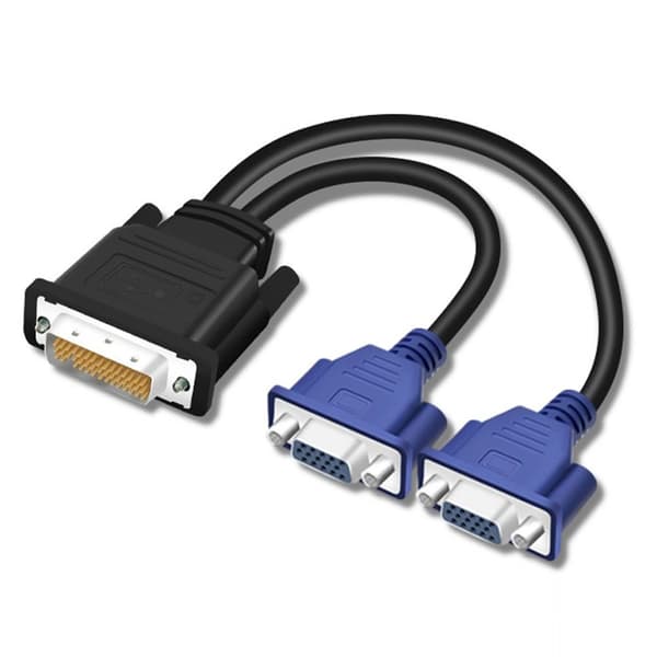 Videokabel DMS 59 til Dual VGA-adapter