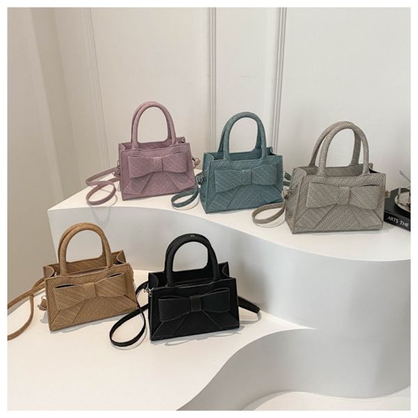 Bow Hand Bag Olkalaukku MUSTA Black