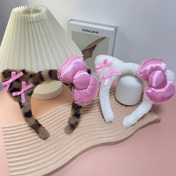 Kawaii-hiuspanta Söpö rusettipäähine E E E