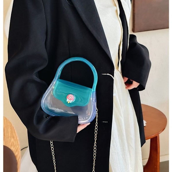 Skulder Messenger Bag Crossbody taske BLÅ Blue