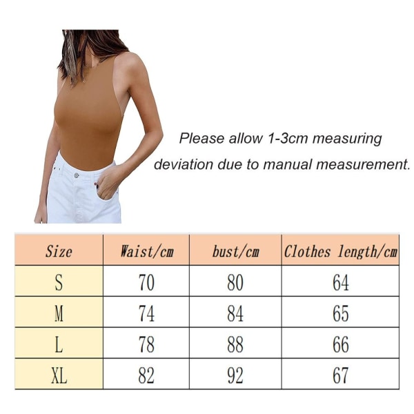 Naisten bodit Muotoiluvaatteet Bodysuit BROWN M Brown M
