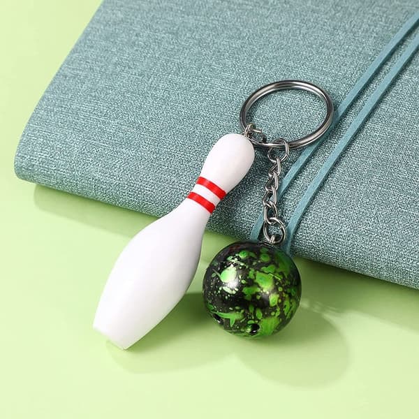 Bowlingnyckelring Hängande Berlock 2 2 2