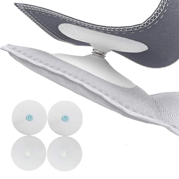 Täcke Snäppklämmor Påslakan Snäppfästen VIT 2ST 2ST White 2PCS-2PCS