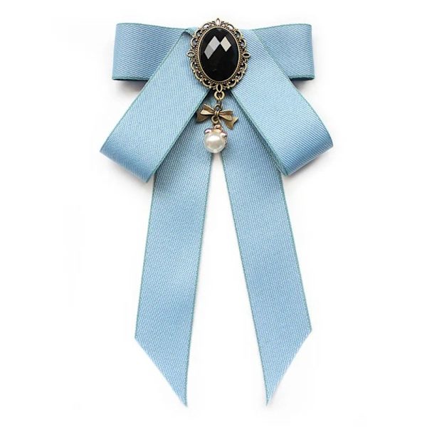 Rusetti Bowknot rintakorut VAALEENSININEN Light blue