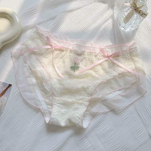 Söta spetsunderkläder avtagbart band underkläder SPETSSTIL SPETS Lace style