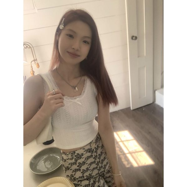 Blondeslyngevest HVID White