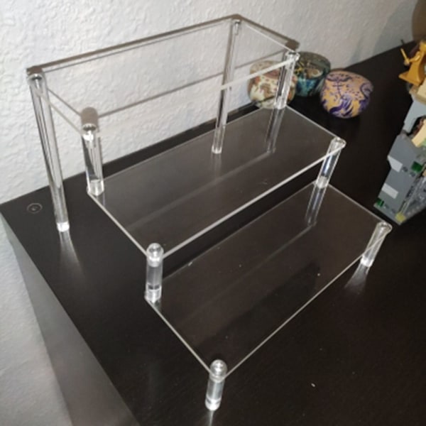 Akryl Display Stativ Figur Hylle 40X8CMFIVE-LAYER FEM-LAYER 40X8CMFive-layer