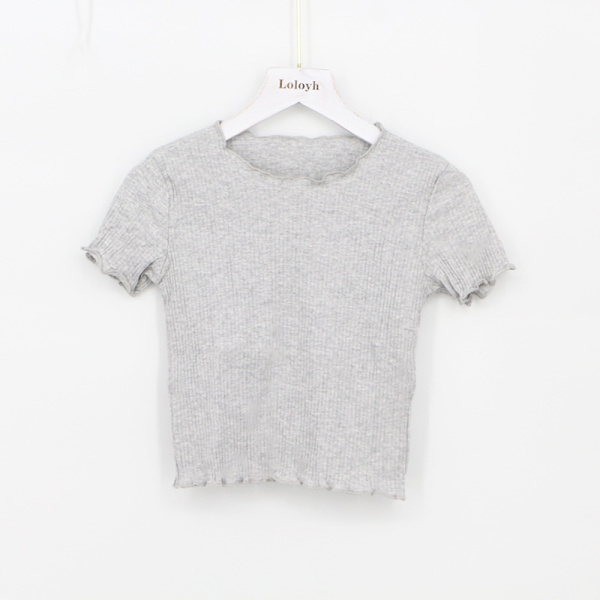 O Neck T-paita Slim Fit t-paita GREY L L grey L-L