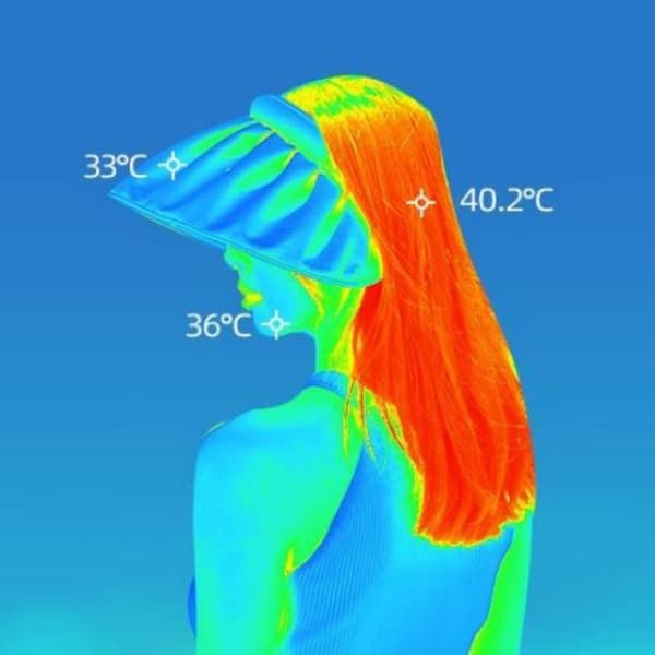 Solskærmshat Skalkasket BLÅ blue