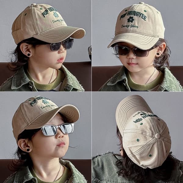 Baseballcaps for barn, peaked caps, NAVY navy