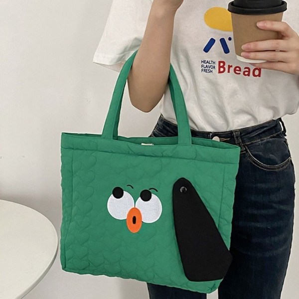 Big Eyes Cartoon Canvas Bag Print Brodery Handbag BB B