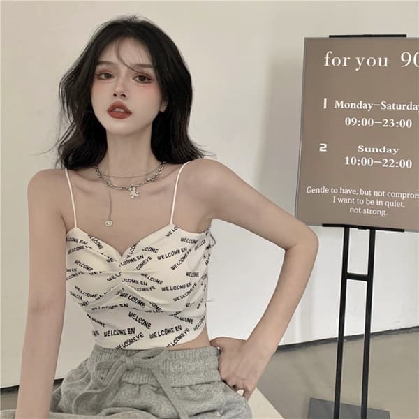 Camisole-toppi VALKOINEN White