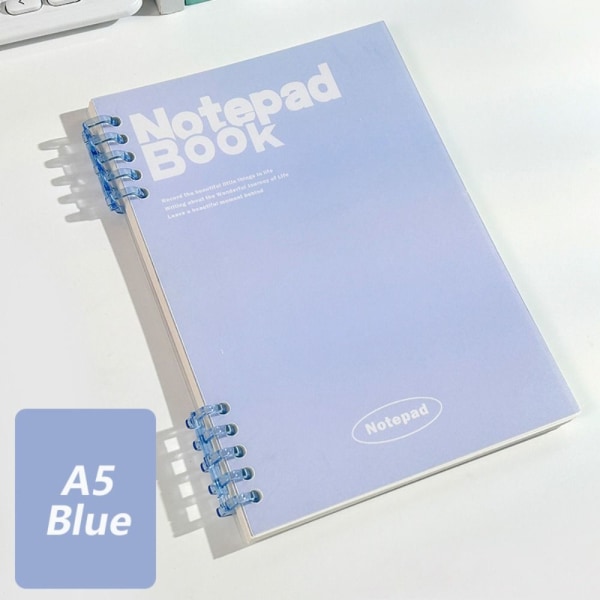 Ringpärm Notebook Loose Leaf Notebook BLÅ A5 Blue A5