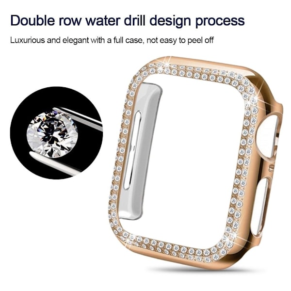 För Apple Watch Case iWatch Frame Cover ROSE GOLD 40MM rose gold 40mm