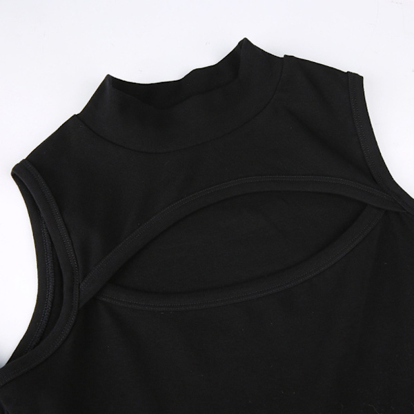Turtleneck Cutout Onesie Off-shoulder Långärmad Onesie VIT white M