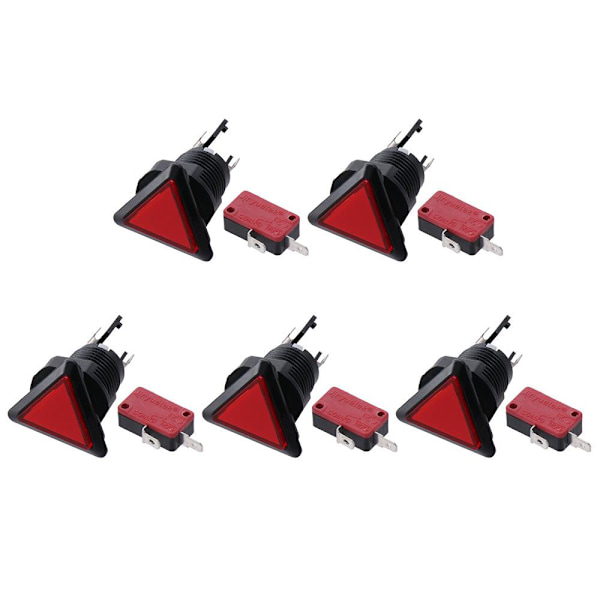 5st Game Push Button Push Button Switch RÖD red