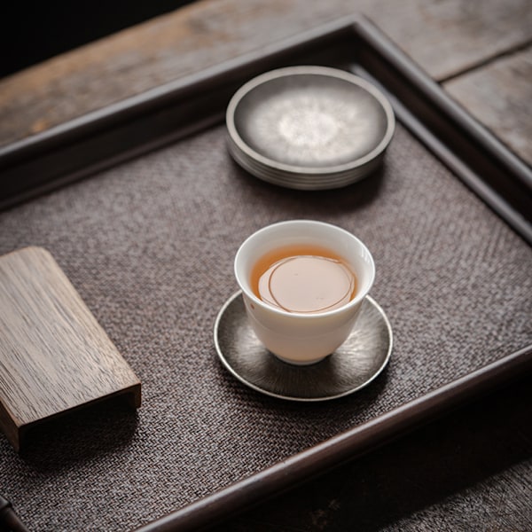 Alloy Tea Cup Mat Retro teetarjotin PRONSSI Bronze