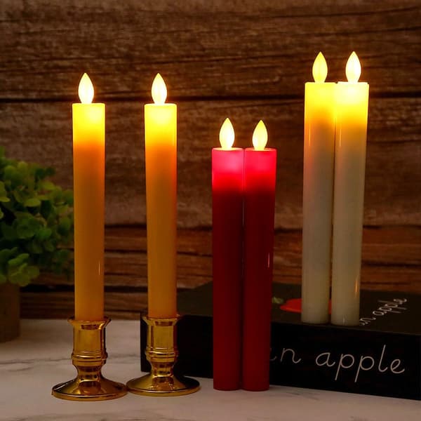 LED Lanterne Flammeløs Lyslampe BEIGE TYPE2 TYPE2 beige Type2-Type2