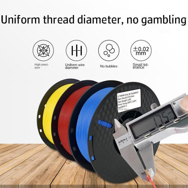 3D Printing Pen Supplies PLA Printer Filament SORT Black