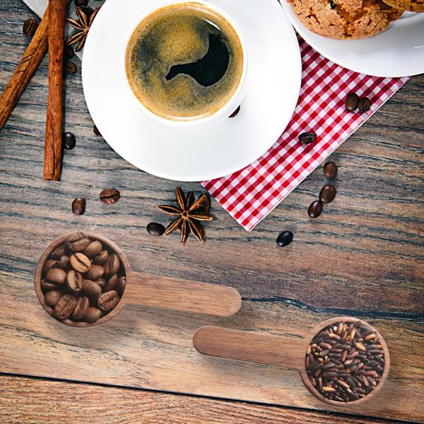 Kaffeske af træ Køkken Måleskeer SORT VALNØD SBlack Walnut