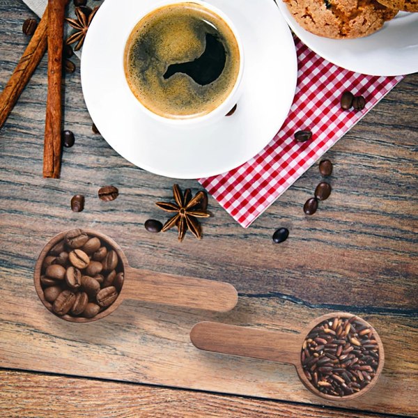 Kaffeskopa i trä Köksmåttskedar SBEECH BEECH SBeech