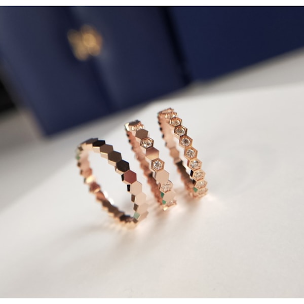 Honeycomb Mote Ring Evighetsring A A A