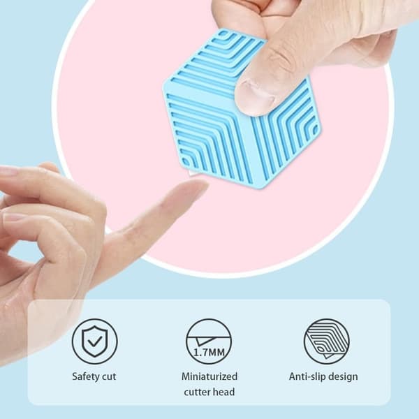 2 STK Mini Brevåpner Pakkekniv Plast