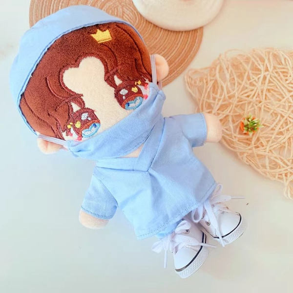 Doll White Coat Idol Dolls Kläder 1 1 1