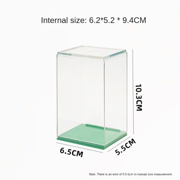 Förvaringsbox Docka Display Box GRÖN S green S