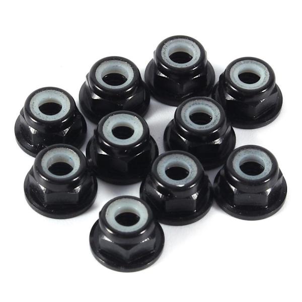Kuusiokolomutterit M3-mutteri Nylon lukkomutteri