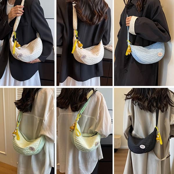 Dam Crossbody Väska Underarmsväskor SVART black