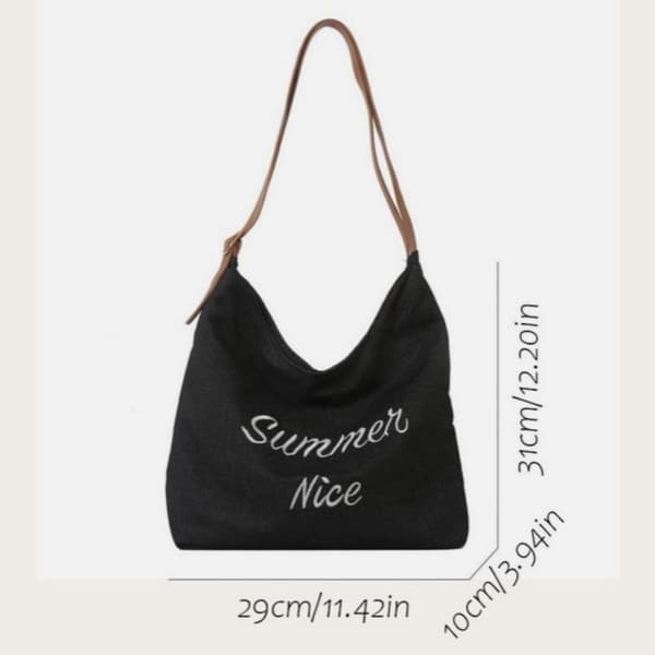 Axelväska Tote Bag LJUSBLÅ Light blue