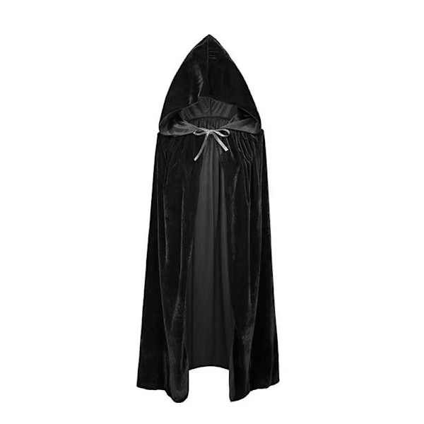 Halloween Kappa Svart Vuxen Kappa Vampyr Kostym 170cm red