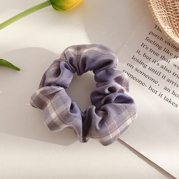 Blomstrede Scrunchies Elastisk Hårelastik 7 7 7