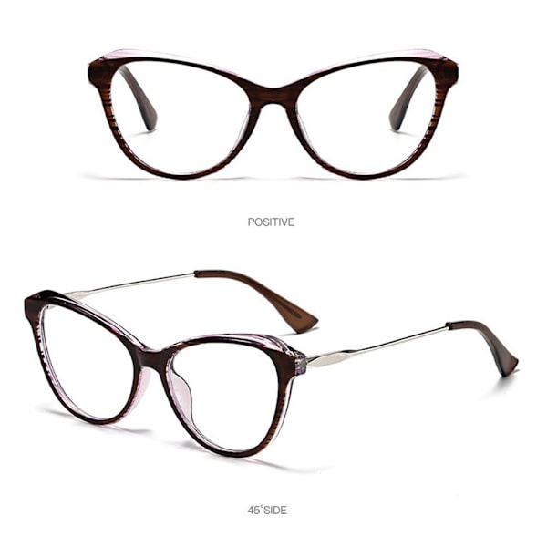 Anti-Blue Light Glasses Neliömäiset silmälasit RUSKEA Brown